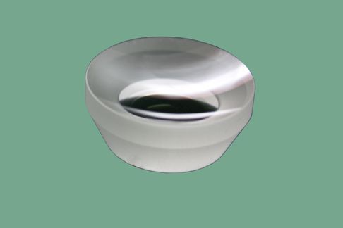 Double-concave bevel lens