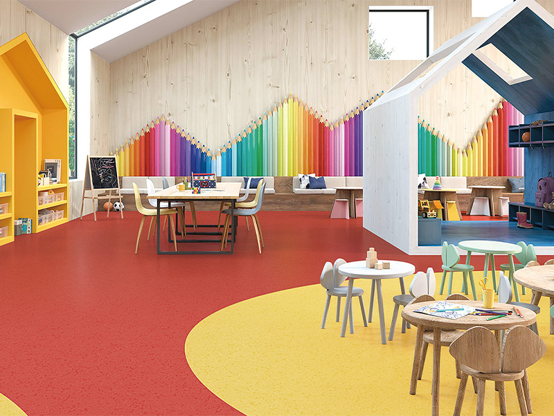 Kindergarten floor