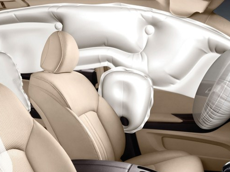 Automobile airbag thread