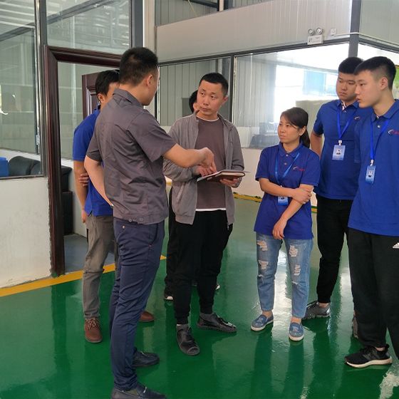Haelide company came to our factory for a field trip Haelide company came to our factory for a field trip