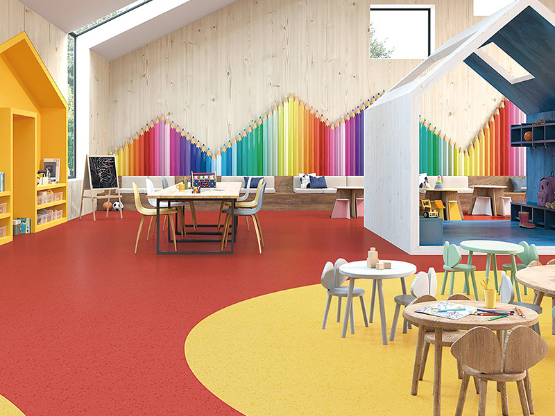 Kindergarten floor