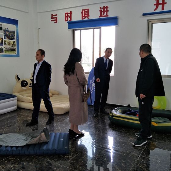 Director Gou and his colleagues from the Municipal People's Congress conducted a field research at our factory. Director Gou and his colleagues from the Municipal People's Congress conducted a field research at our factory.