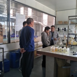 Professor Yang from the Polymer Science and Engineering College of Sichuan University came to our factory for project R&D docking. Professor Yang from the Polymer Science and Engineering College of Sichuan University came to our factory for project R&D docking.