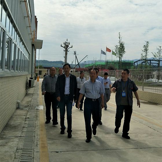 Mayor Xu and a delegation from the municipal government visited our factory for a survey. Mayor Xu and a delegation from the municipal government visited our factory for a survey.