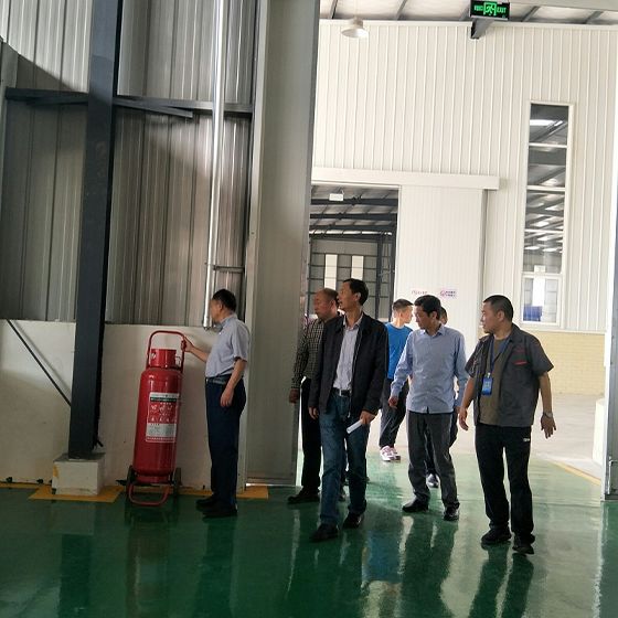 Mayor Xu and a delegation from the municipal government visited our factory for a survey. Mayor Xu and a delegation from the municipal government visited our factory for a survey.