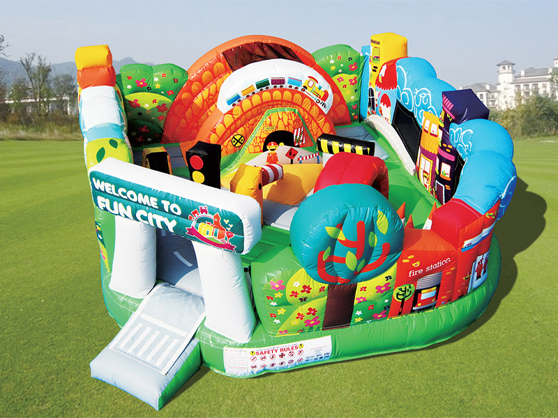 Children's inflatable toy castle