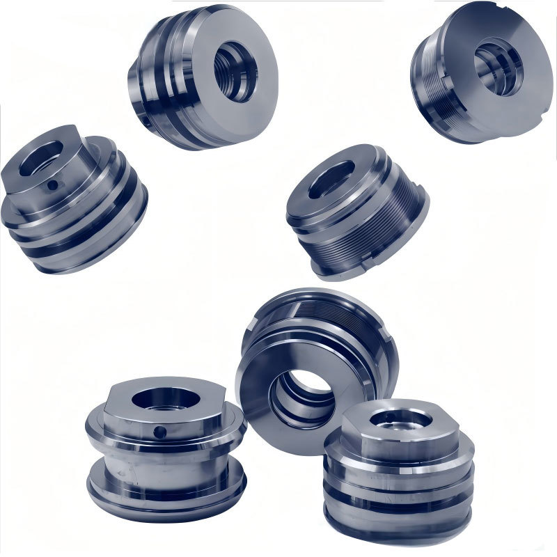 Piston head for hydraulic cylinders