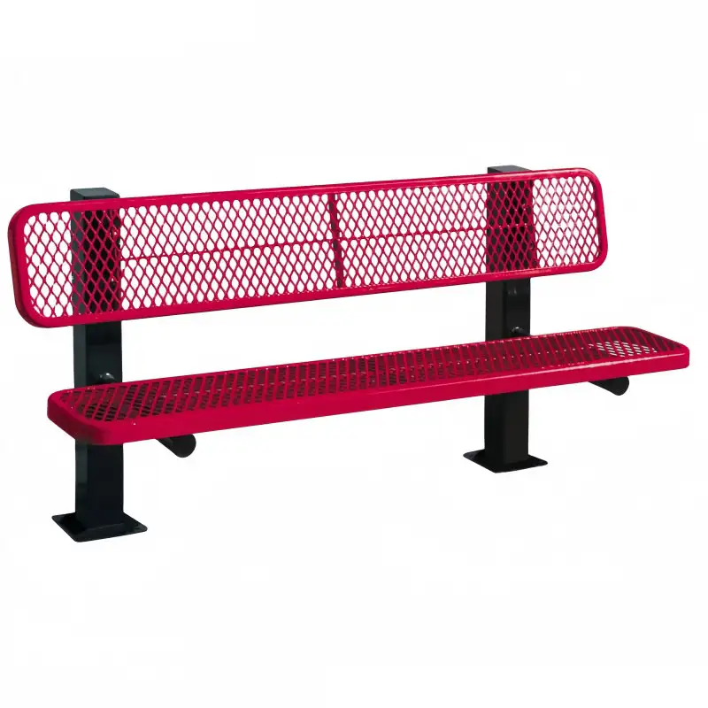 72 inches heavy duty steel seat assembly with powder coating