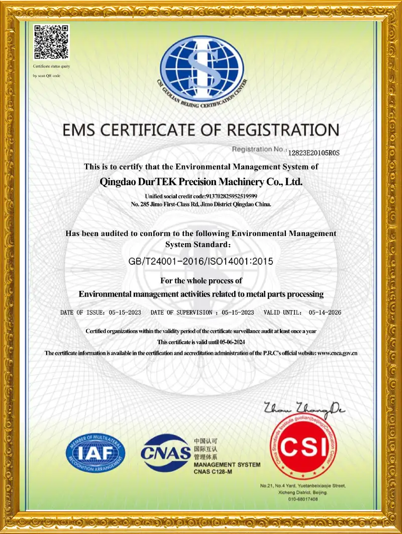 EMS CERTIFICATE OF REGISTRATION EMS CERTIFICATE OF REGISTRATION
