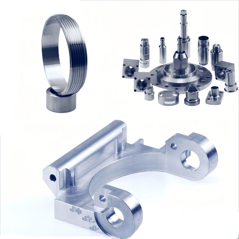 Kundenspezifische CNC-gefräste Teile aus Edelstahl & Aluminium, Befestigungselemente & Halterungen