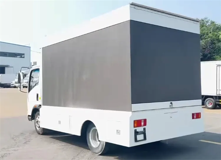 HOWO Full Color P4 P5 P6 LED Screen Advertising Vehicle Mobile LED Advertising Truck for Sale