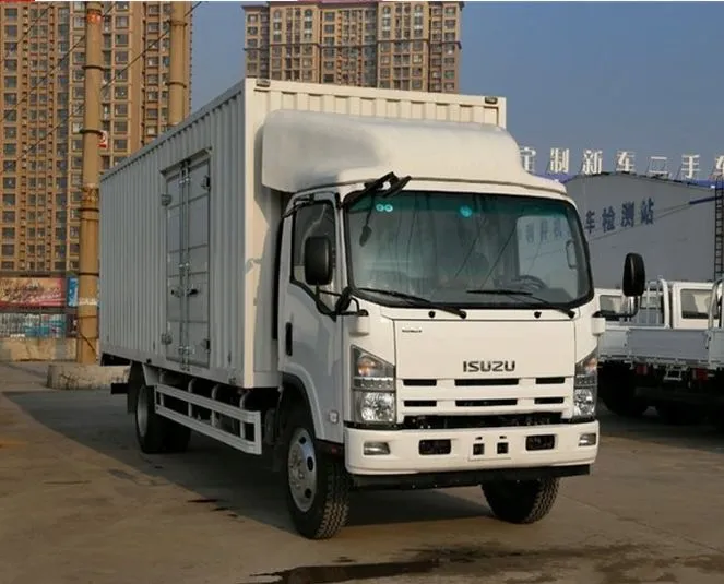 5t 1suzu 4X2 700p Single Row Light Duty Van Truck Box Truck for Sale