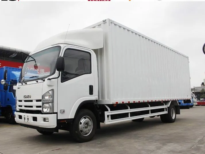 5t 1suzu 4X2 700p Single Row Light Duty Van Truck Box Truck for Sale
