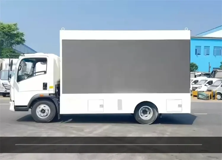 HOWO Full Color P4 P5 P6 LED Screen Advertising Vehicle Mobile LED Advertising Truck for Sale