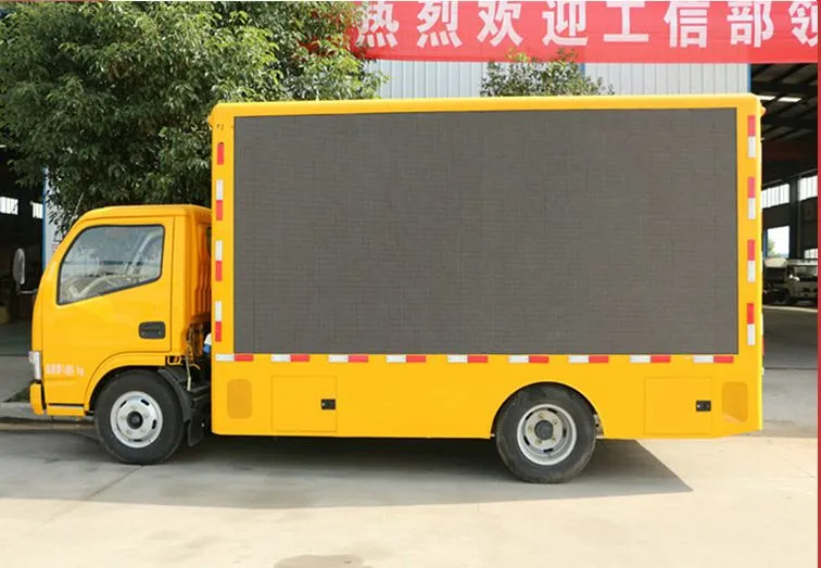 Dongfeng Mobile Full Color Screen LED Advertising Truck