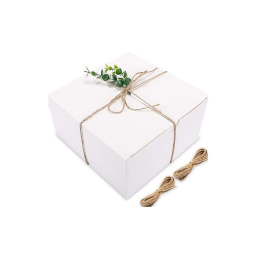 White Gift Boxes Paper Gift Box with Lids