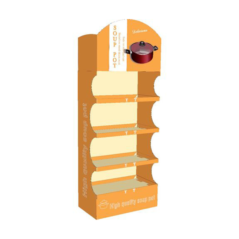 Supermarket Walmart PDQ OEM Cardboard Corrugated Counter Box PDQ Display Tray for Products Sales