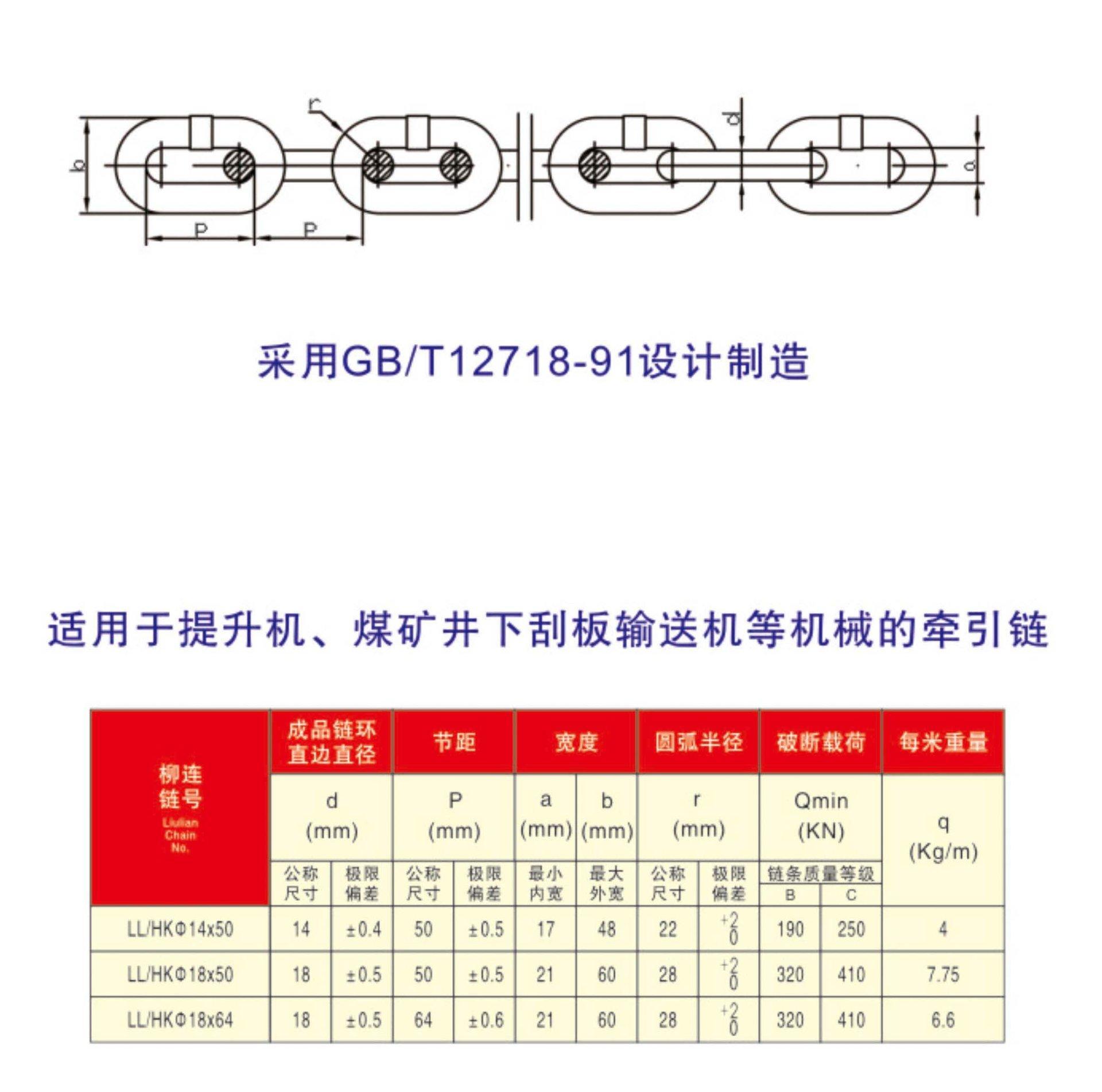 矿用高强度圆环链