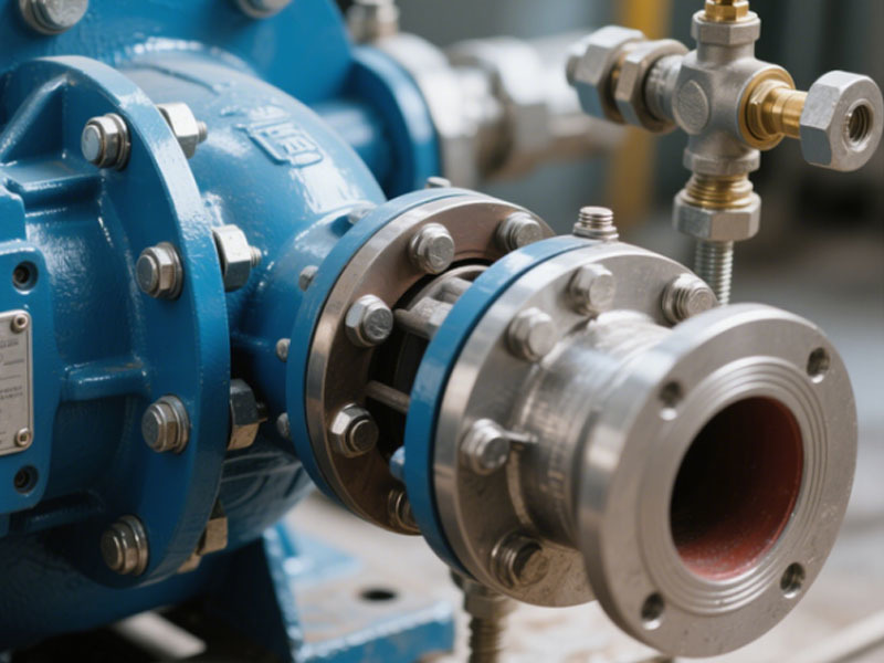 Structural components of a centrifugal pump