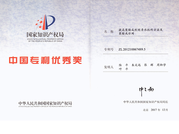 China Patent Award China Patent Award
