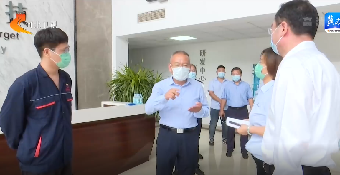 胡啟生在辛集市調(diào)研