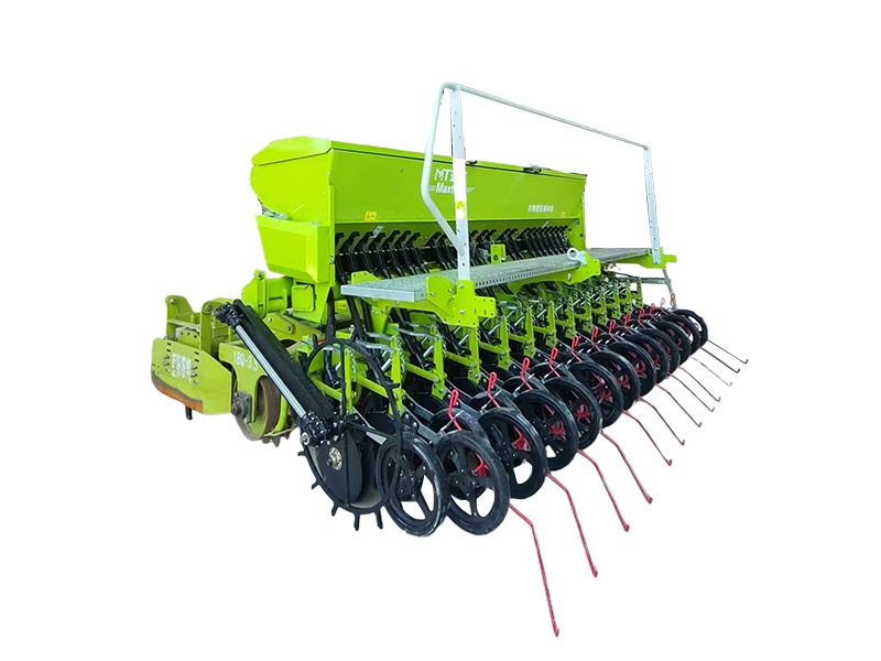 Harrow mounted seeder (side)