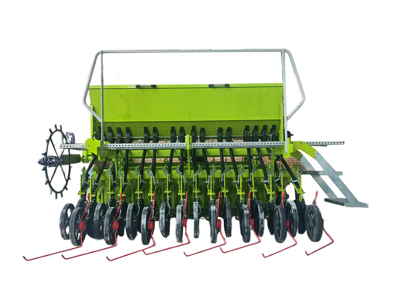 Harrow-mounted seeder (back)