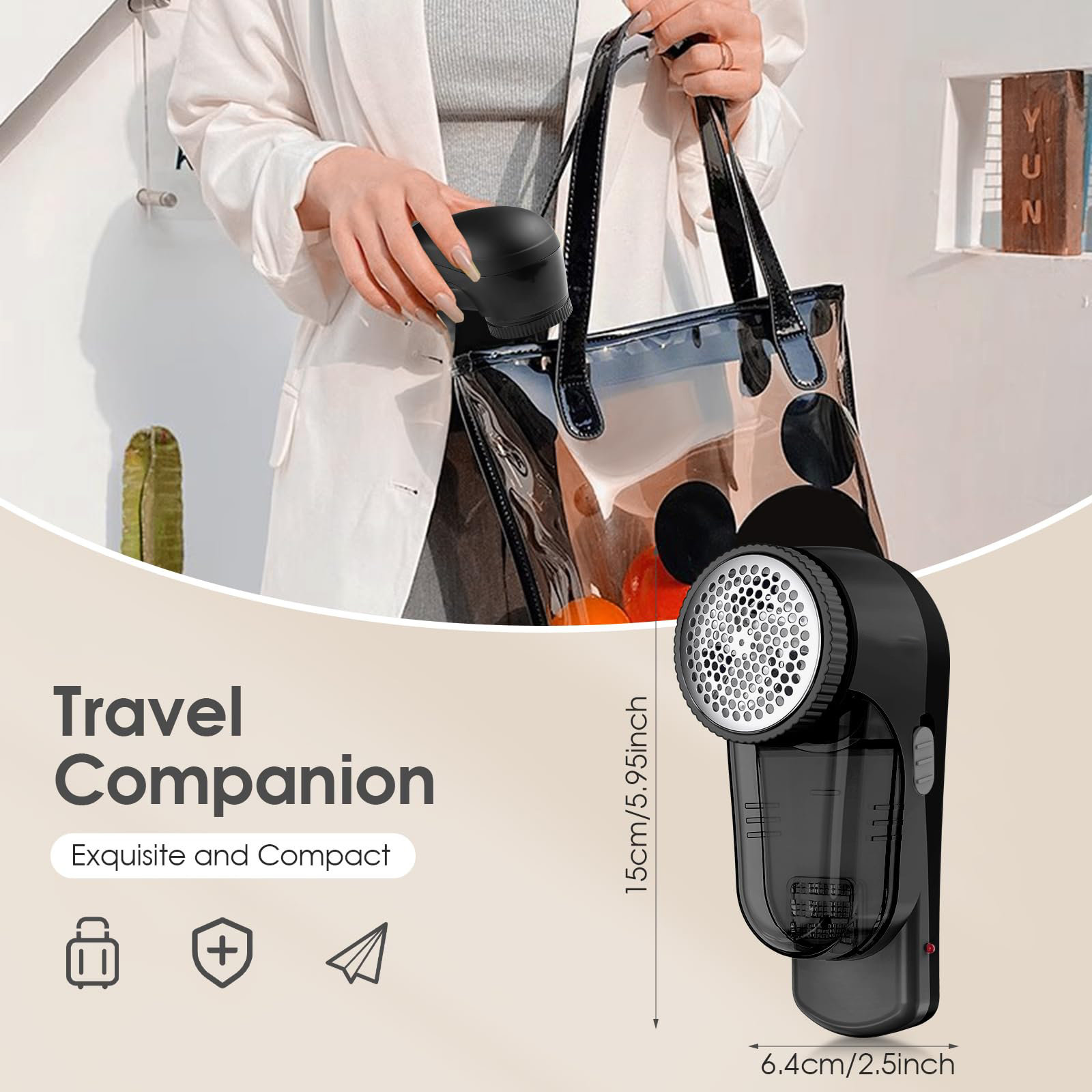 Type-C Rechargeable Lint Remover