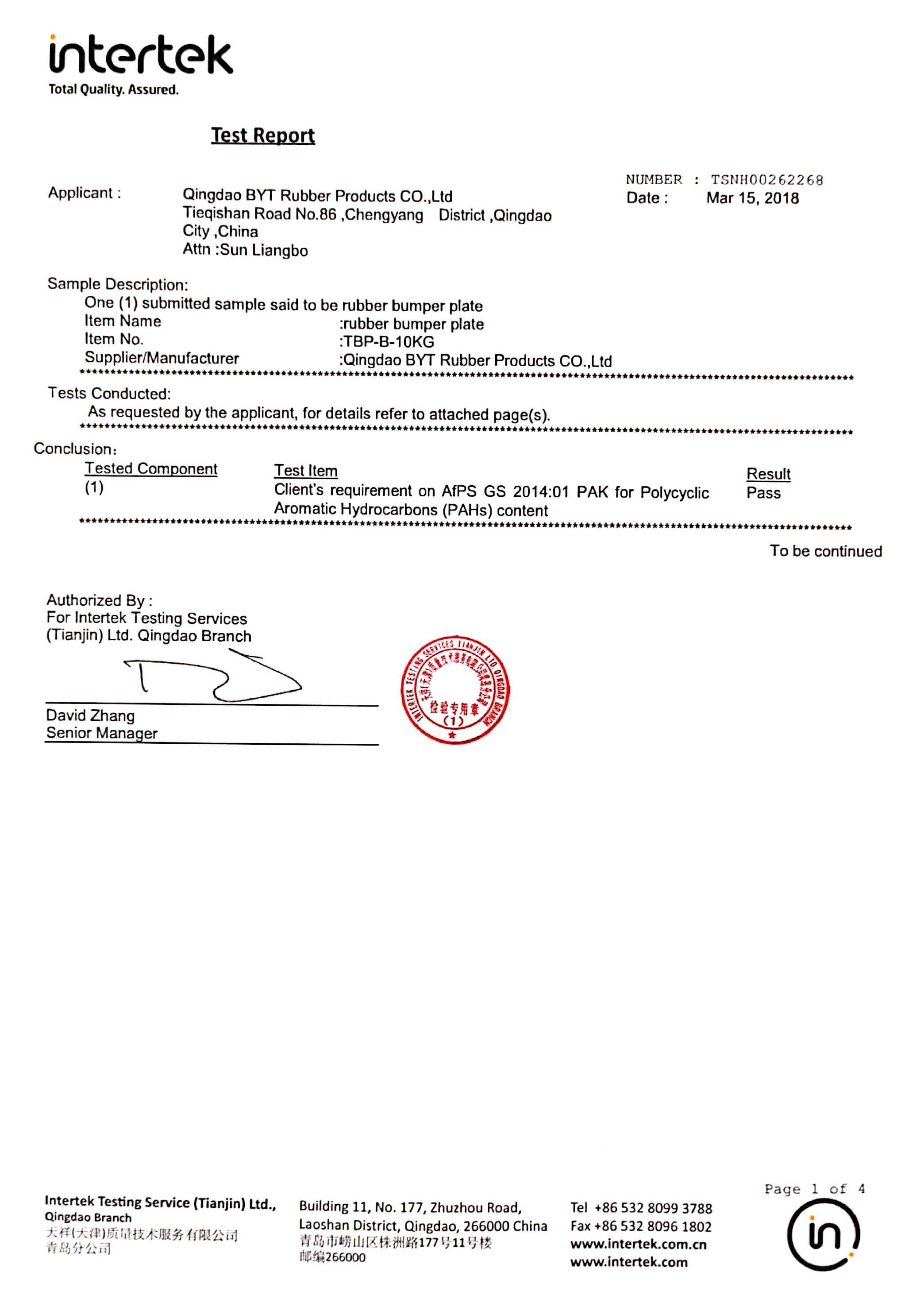 Test Report