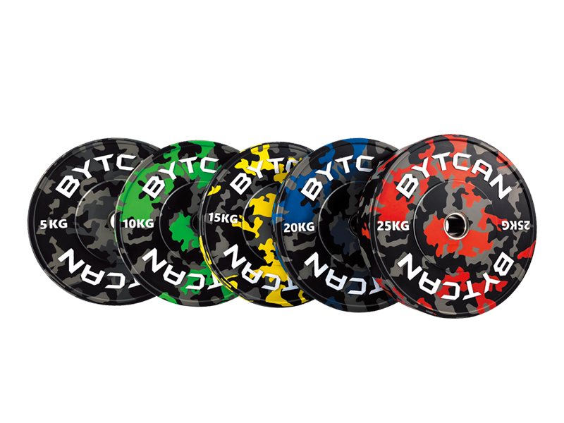 Camouflage bumper plate