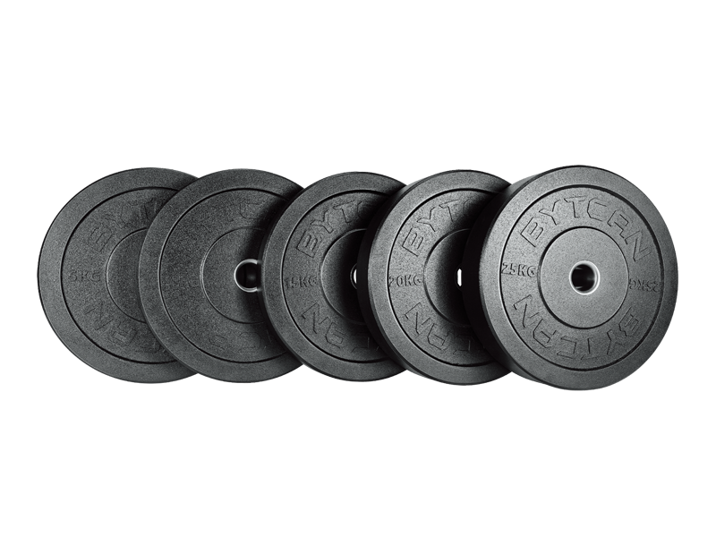 Black crumb bumper plate