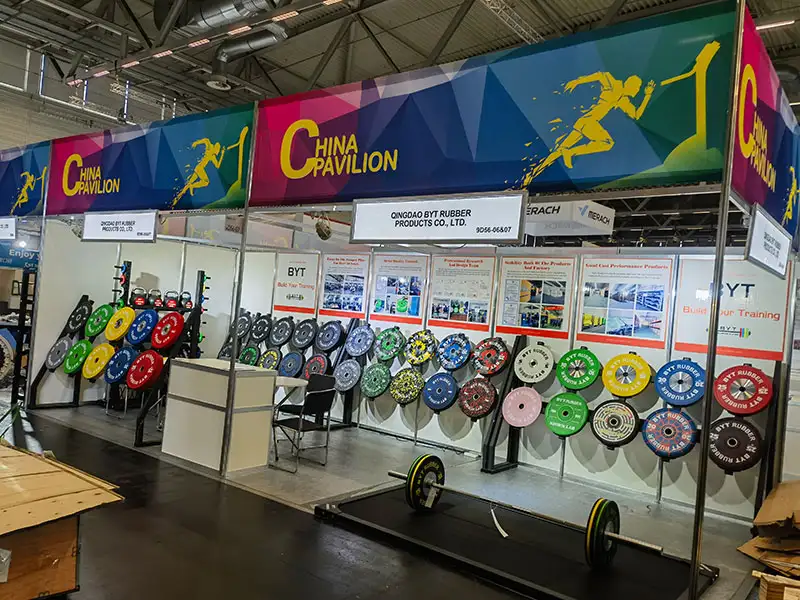 A Standout Presence at FIBO: Our bumper Plates Earn High Praise from Visitors in 2023
