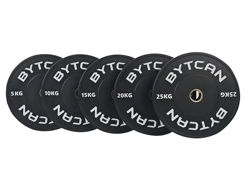 Black bumper plate