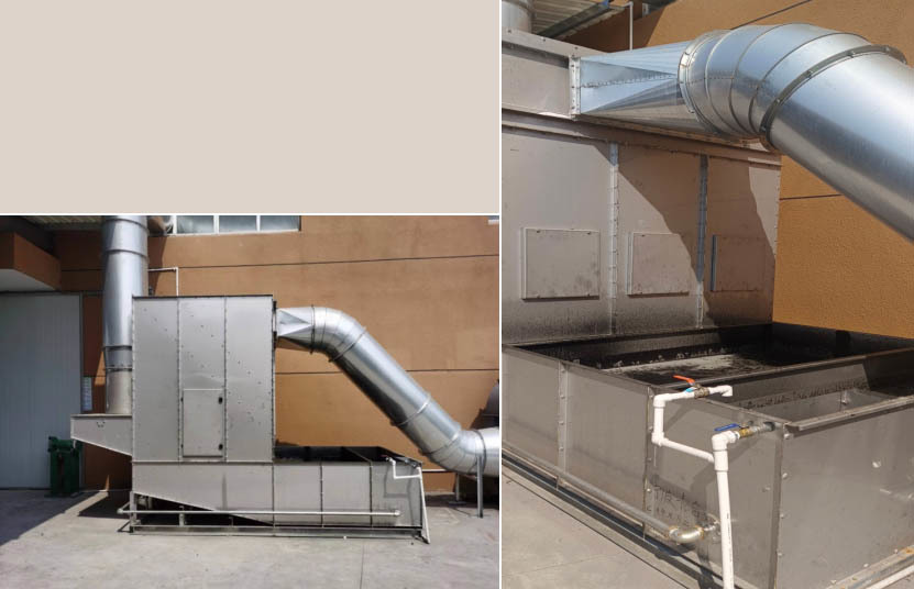 Red- processing oily and dusty waste gas treatment project Red- processing oily and dusty waste gas treatment project
