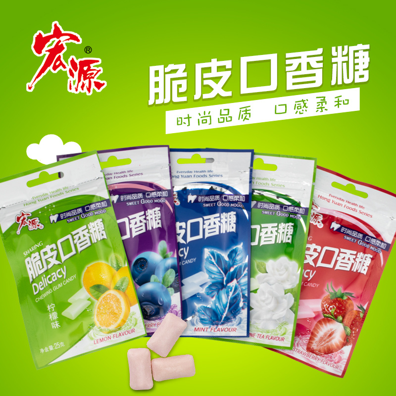 脆皮口香糖25g