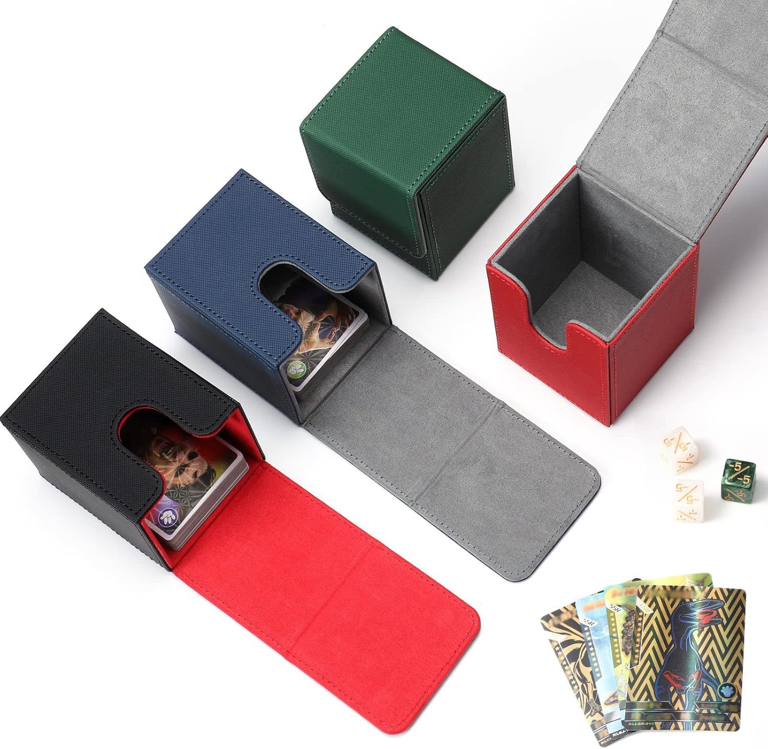 pu leather mtg playing card deck case