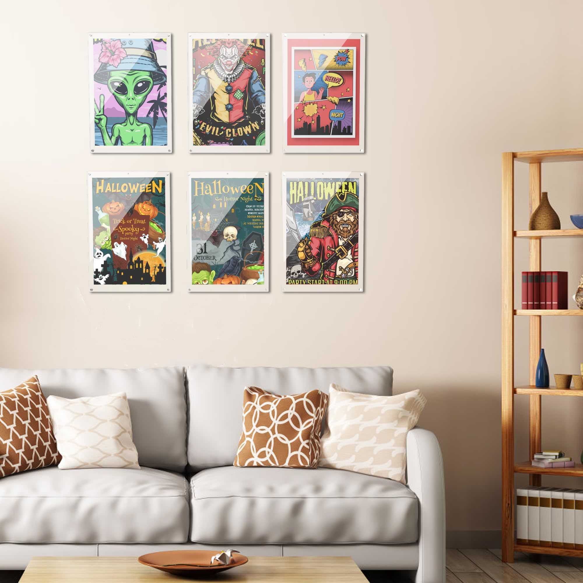 Wall mountain Comic Book Display Holders