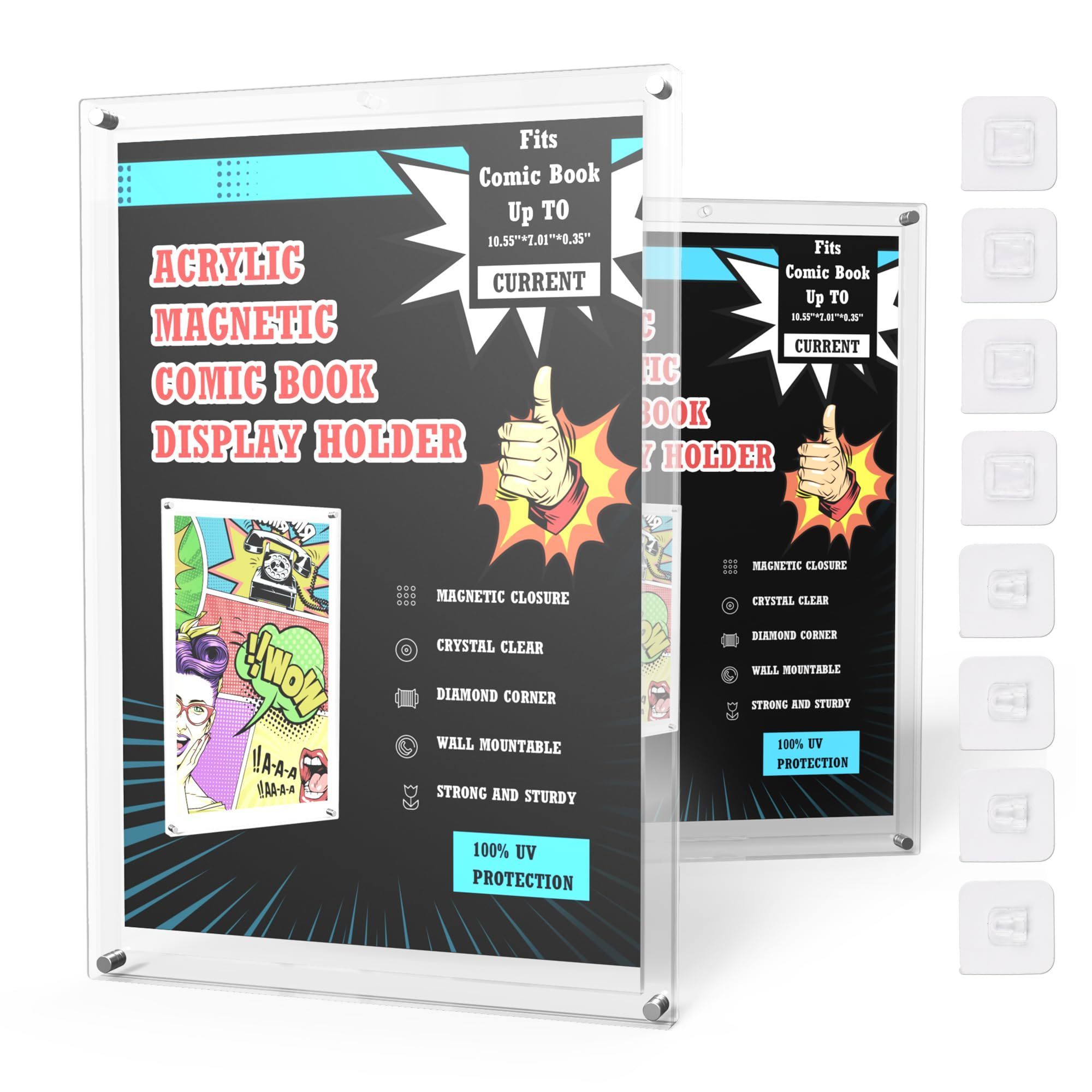 Magnetic Comic Book Display Holders