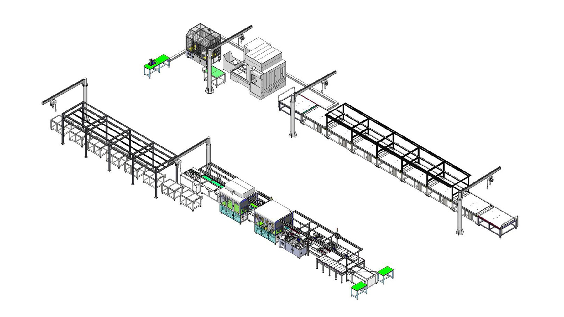 Echelon Battery Recycling And Dismantling Automatic Assembly Line