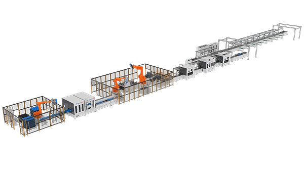 Standard Prismatic Energy Storage Module Pack Fully Automated Production Line Standard Prismatic Energy Storage Module Pack Fully Automated Production Line
