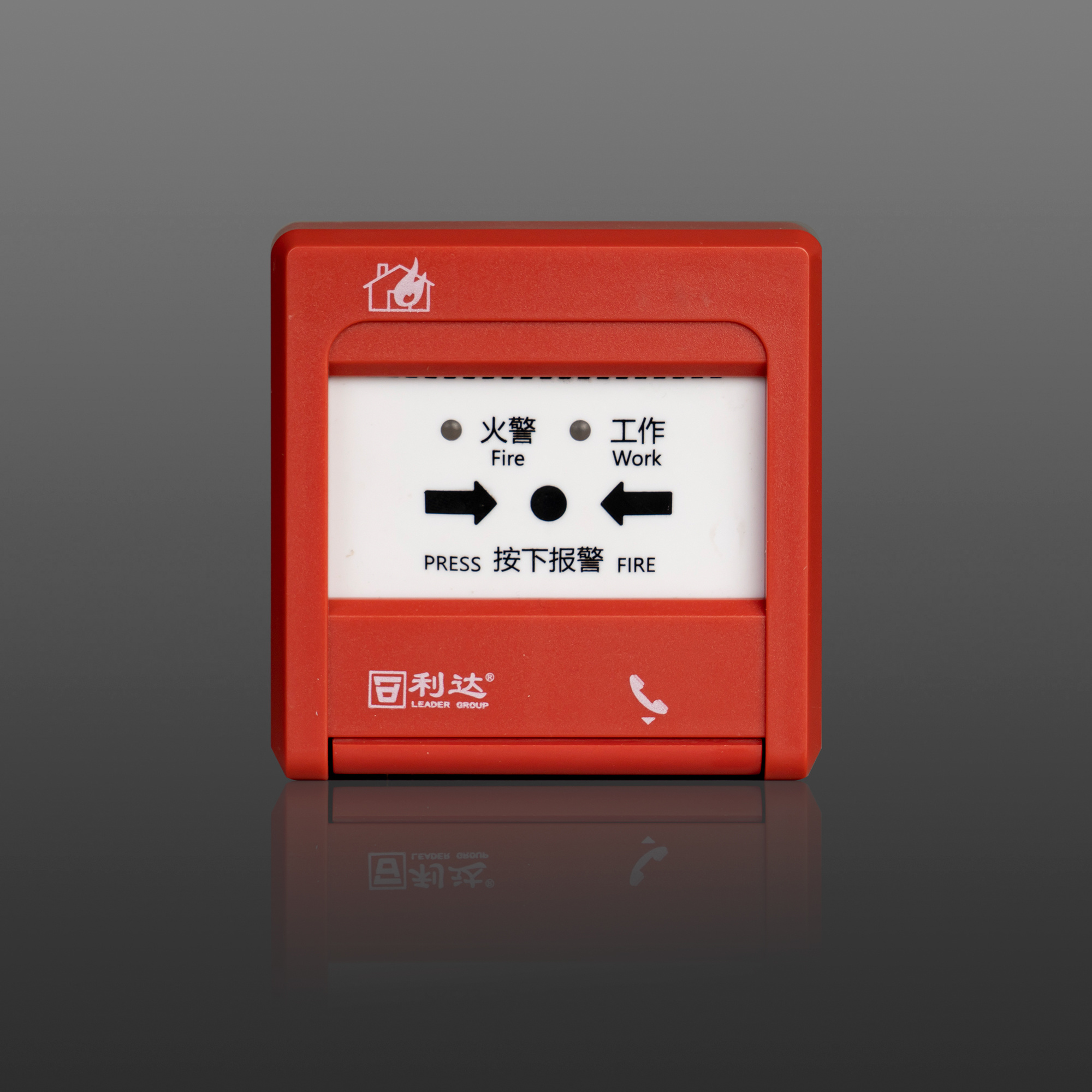 J-SA P-M-LD2003G 手动火灾报警按钮