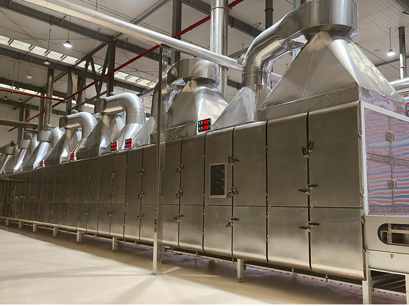 Air dried non-fried instant noodle production line