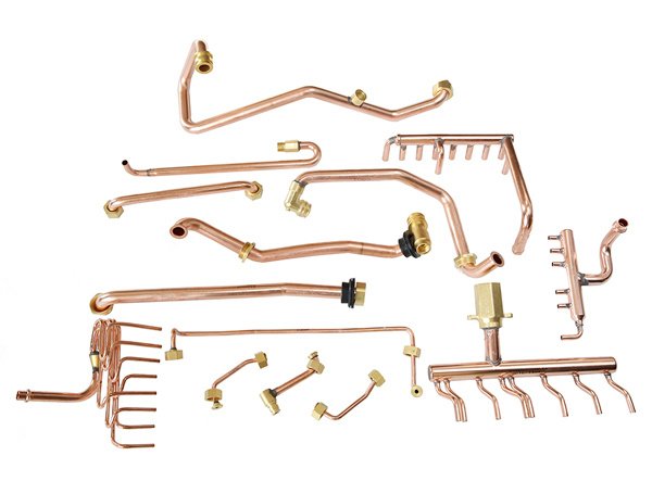 Copper pipe assembly of various 
