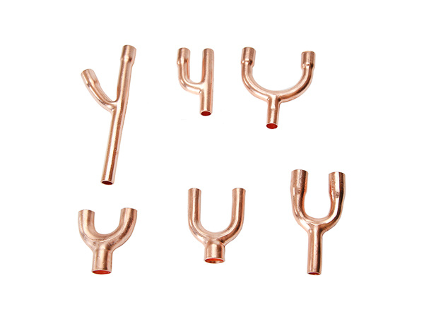 Y-shaped three way pipe