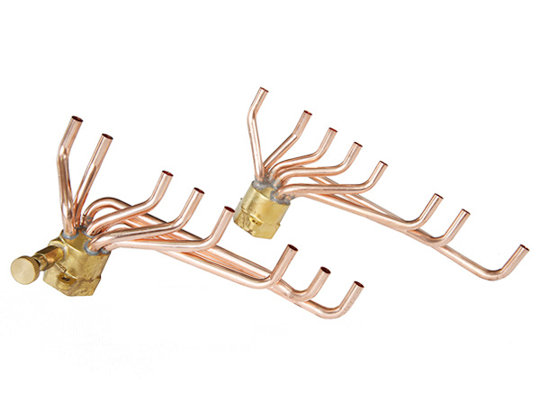 Eight port inlet/outlet of water 