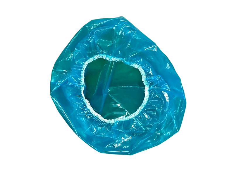 蓝色浴帽袋