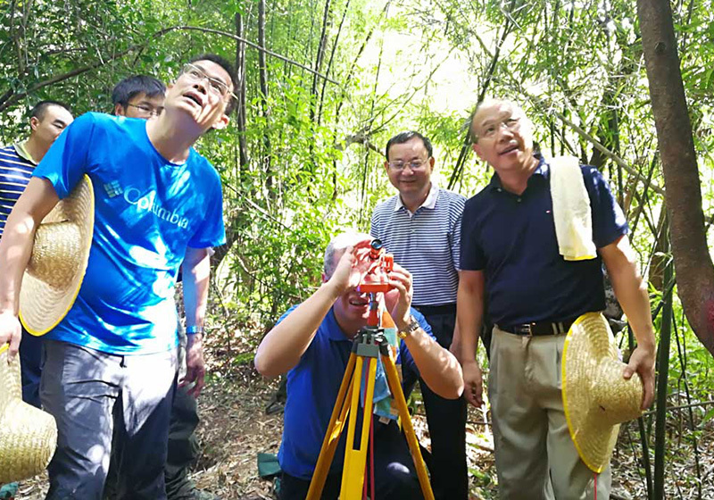國家局中南院彭長清院長檢查指導(dǎo)廣東森林資源連續(xù)清查工作