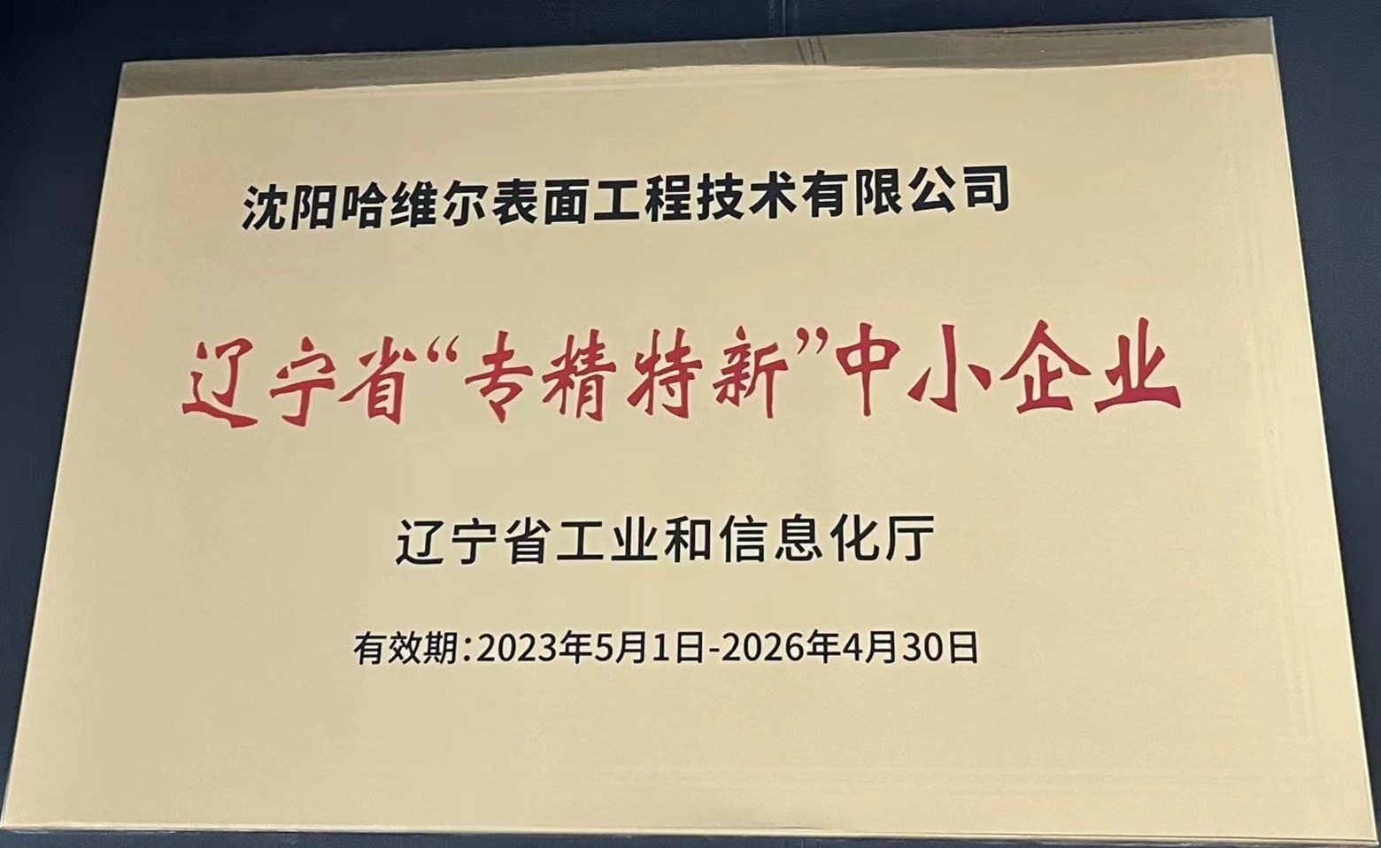 遼寧省 “專精特新” 中小企業(yè)