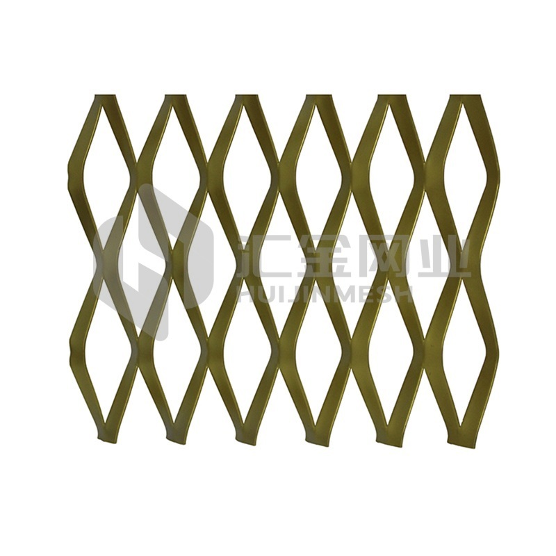 Sliver finish Architectural expanded mesh wall decoration