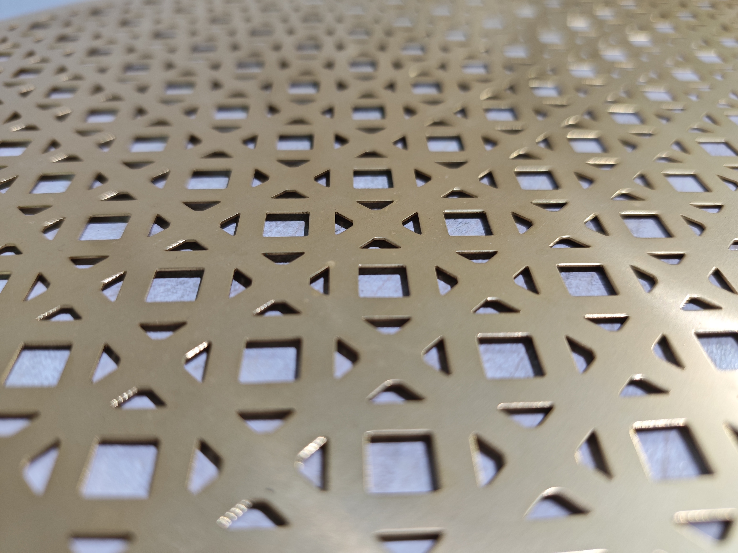 Decorative perforated metal